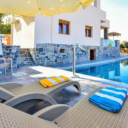 Sea Front Panorama Private Pool Villa Agia Pelagia (Kreta)